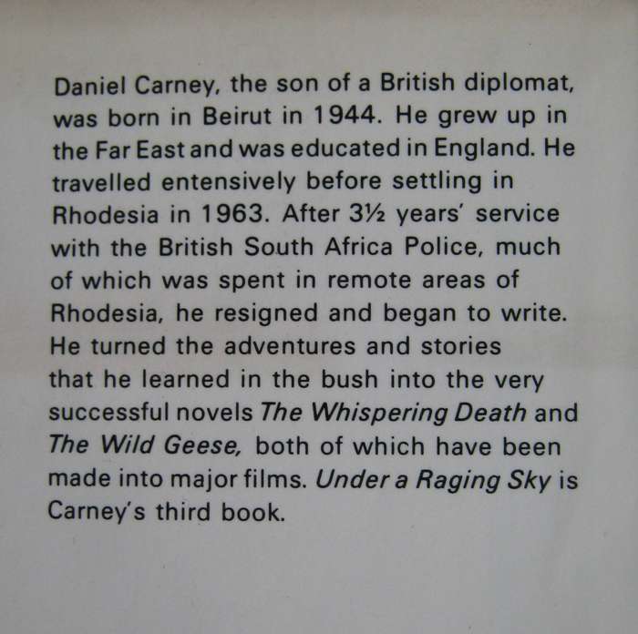 Under a Raging Sky Daniel Carney
