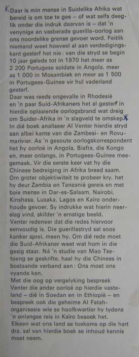 Terroris n Ooggetuieverslag Al J Venter