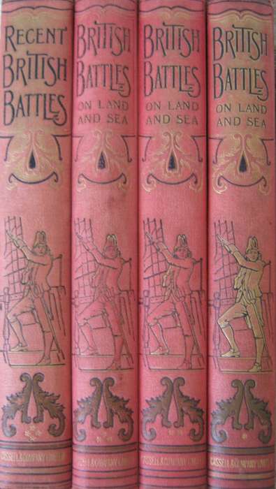 4 Volumes. British Battles on Land and Sea | Recent British Battles James Grant