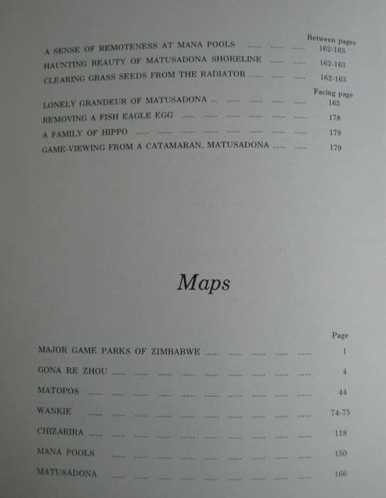 Wild Places of Zimbabwe Dick Pitman