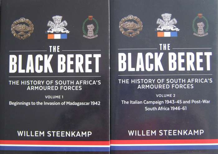 The Black Beret The History of South Africas Armoured Forces Volume 1 & 2 Willem Steenkamp
