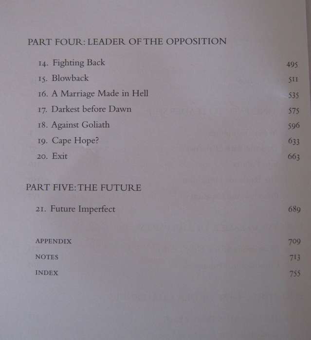 Tony Leon On The Contrary Leading The opposition in a Democratic South Africa  Signed by the author