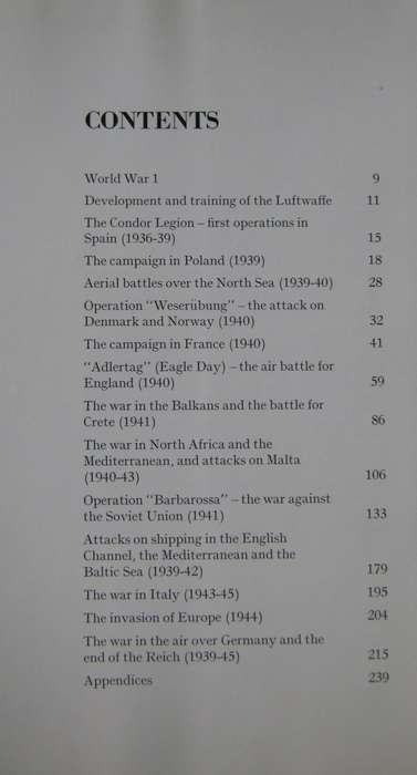 Luftwaffe at War 1939-45  A Galland | K Ries | R Ahnert | Edited by David Mondey