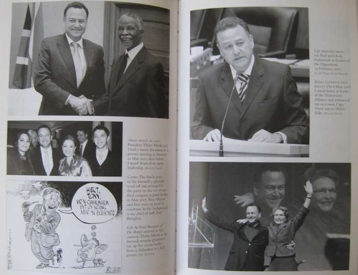 Tony Leon On The Contrary Leading The opposition in a Democratic South Africa  Signed by the author