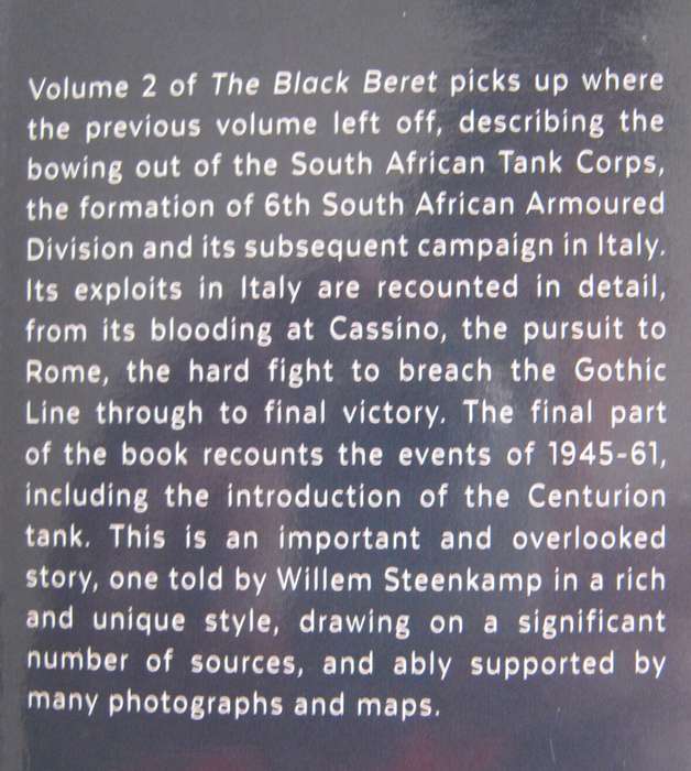 The Black Beret The History of South Africas Armoured Forces Volume 1 & 2 Willem Steenkamp
