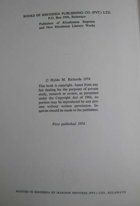 False Dawn. The Story of Dan Judson, Pioneer Hylda Richards