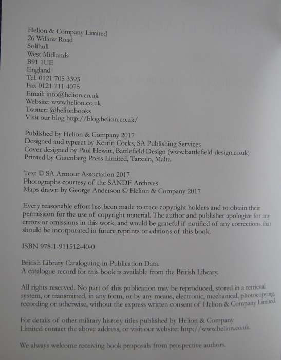 The Black Beret The History of South Africas Armoured Forces Volume 1 & 2 Willem Steenkamp