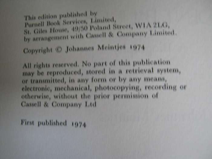 President Paul Kruger A Biography Johannes Meintjes