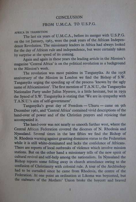 The History of the Universities Mission to Central Africa. 3 Volumes & Supplement