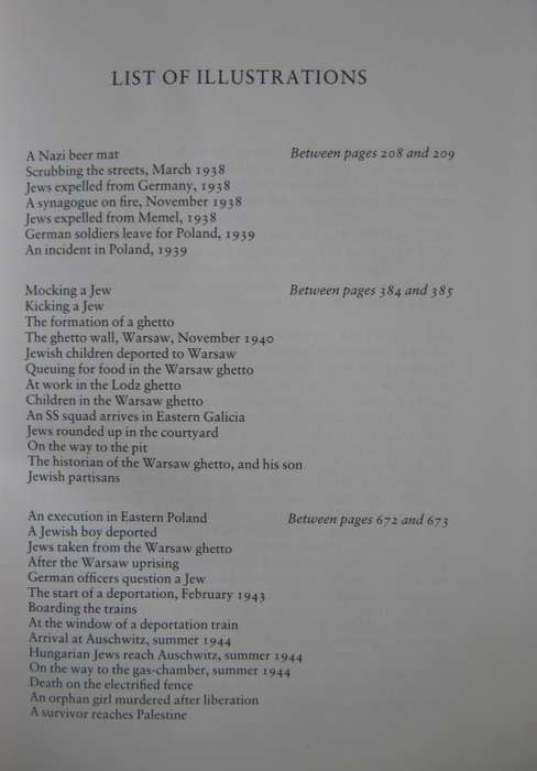 The Holocaust, The Jewish Tragedy Martin Gilbert