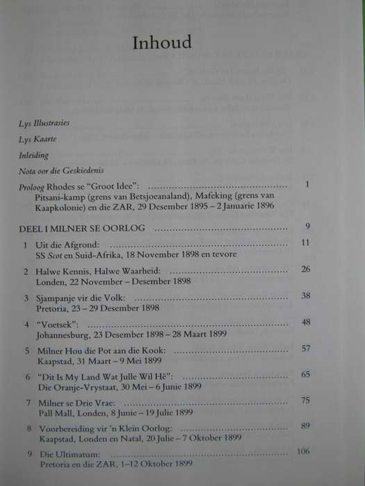 Die Boere-Oorlog Thomas Pakenham. Vertaal deur Leon Rousseau         Publisher: Protea