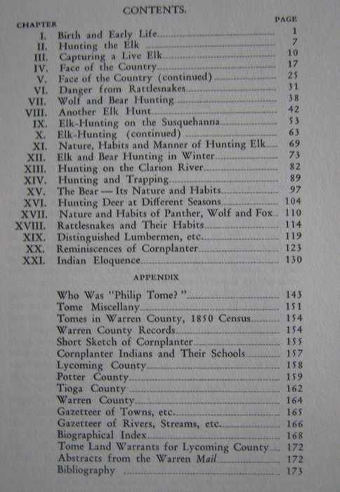 Pioneer Life or Thirty Years a Hunter Philip Tome