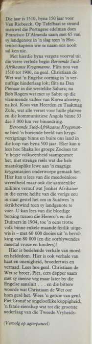 Beroemde Suid-Afrikaanse Krygsmanne Leopold Scholtz