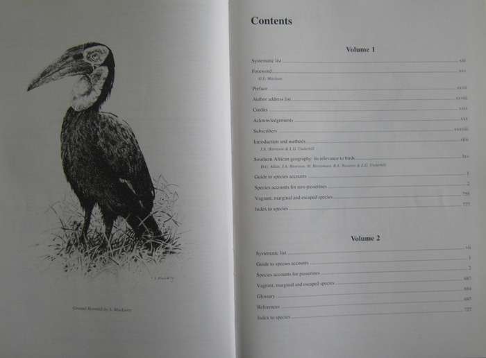 The Atlas of Southern African Birds - 2 Volume Set