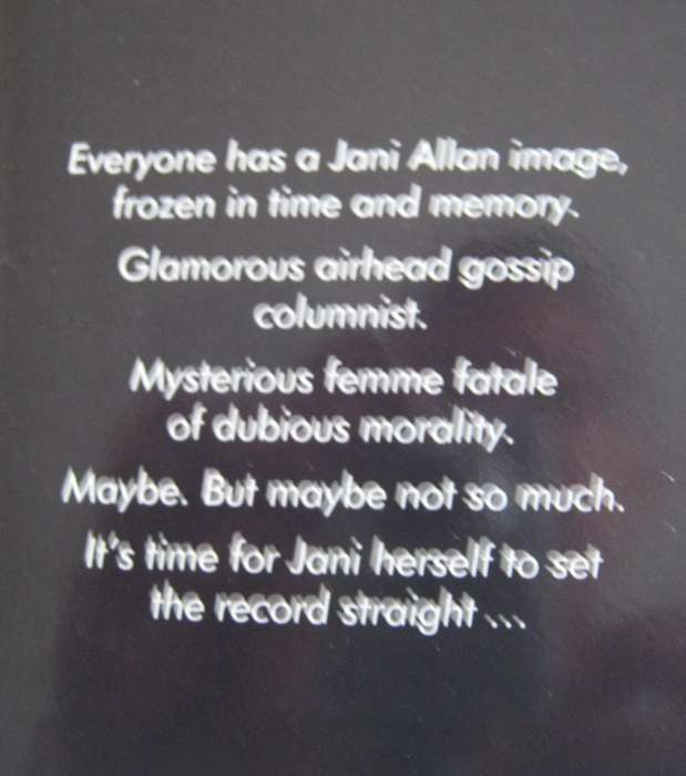 Jani Confidential A Memoir Jani Allan