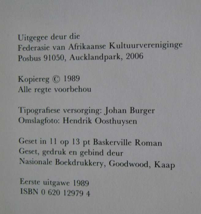 Afikanerbakens