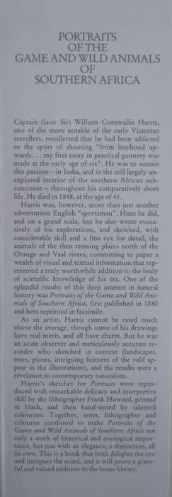 Portraits of the Game and Wild Animals of Southern Africa Captain W. Cornwallis Harris