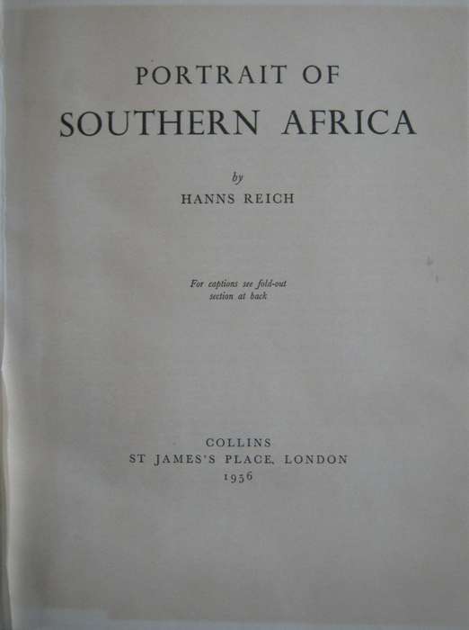 Portrait of South Africa Hans Reich