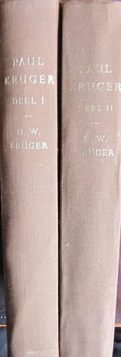 Paul Kruger  2 Volume Set D W Kruger
