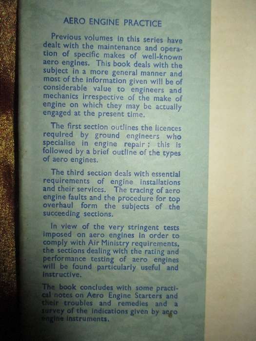 Aero engine Practice & Air Navigation  Part 2   1939-1945 ?