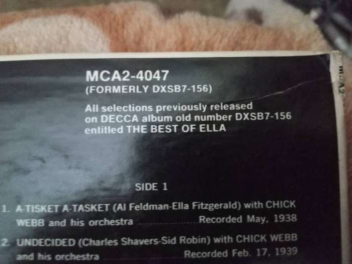 The best of Ella Fitzgerald . Deluxe 2-Record Set