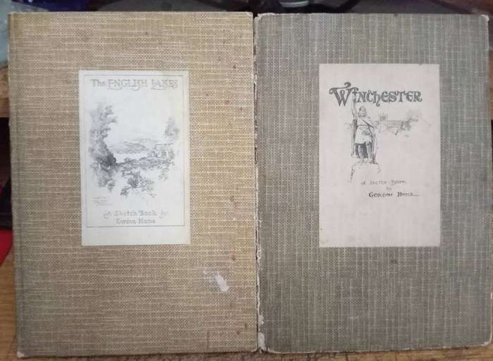 The English Lakes  & Winchester . 2 sketch books by Gordon Home 1922-23