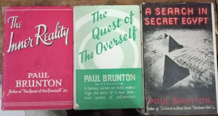 Paul Brunton Books x3