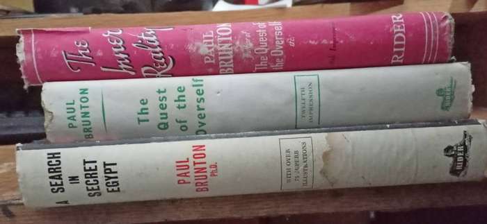 Paul Brunton Books x3