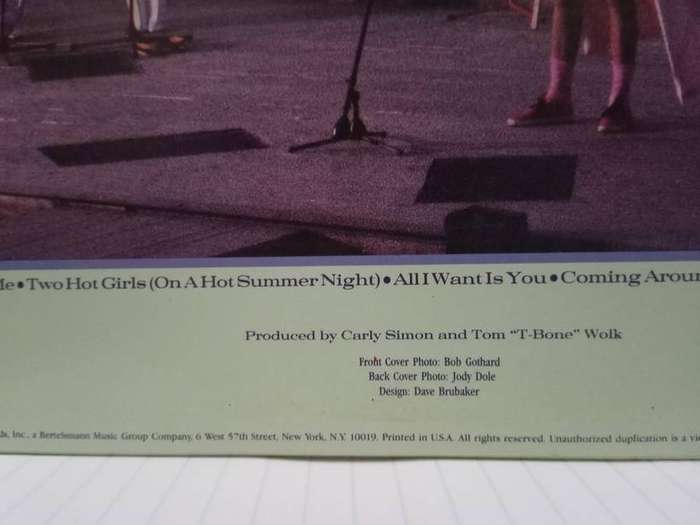 Carly Simon - Greatest Hits Live  Vinyl