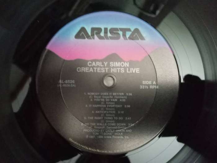 Carly Simon - Greatest Hits Live  Vinyl