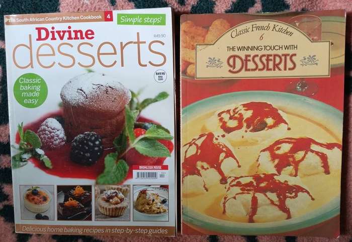 Muffins . Cake . Bread . Party . Dessert Cookbooks x 16 choose 3 or more at R25 each