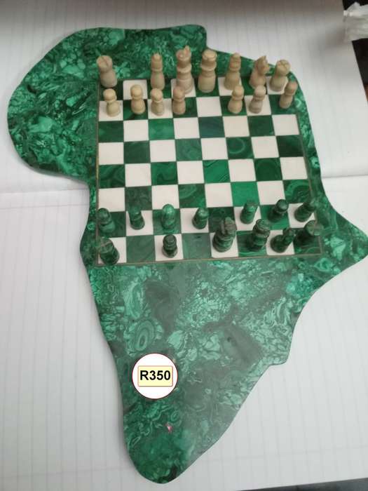 Malachite Chess board
