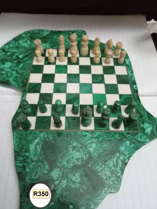 Malachite Chess board