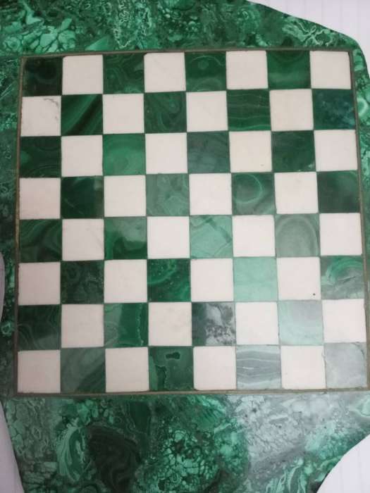Malachite Chess board