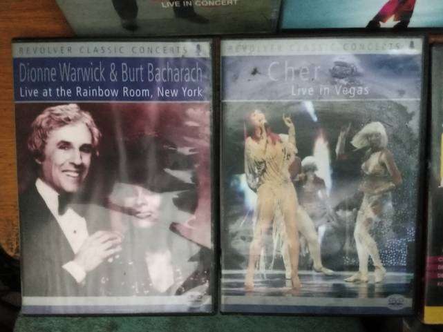 Music DVDs  R20 each choose 4 or more