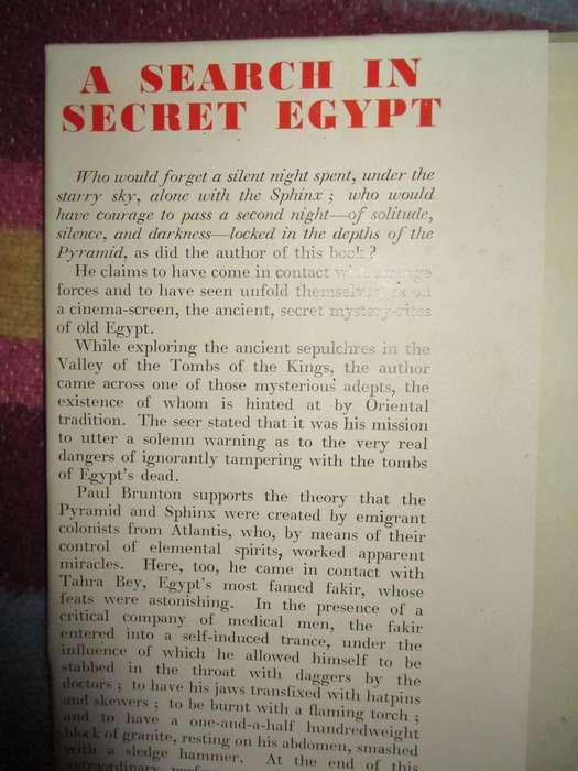 A Search in Secret Egypt