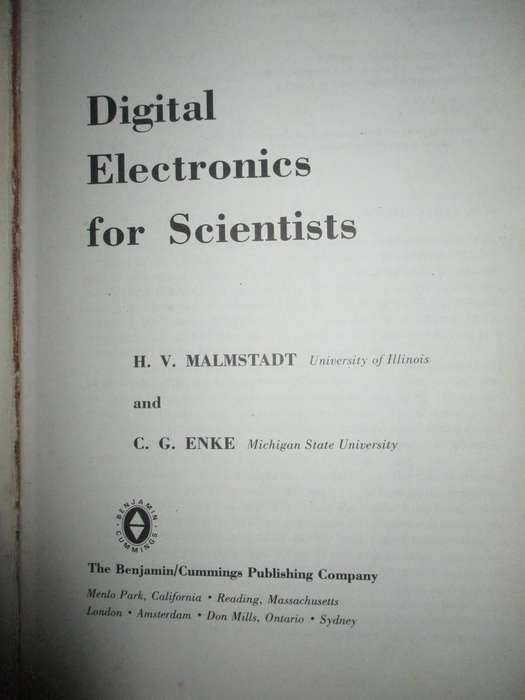 Digital Electronics for Scientists 1969