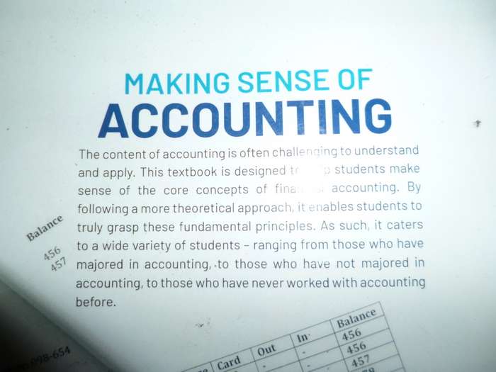 Making Sense of Accounting  2018