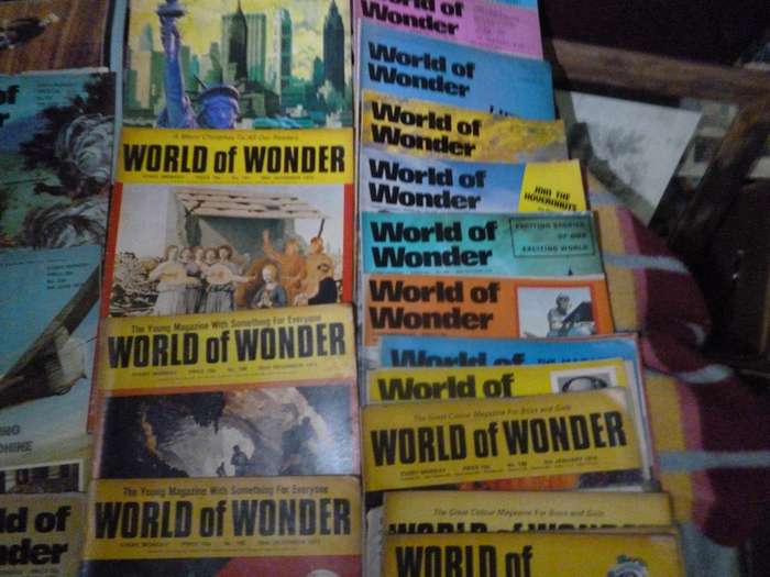 World of Wonder magazines from 1973 & 1974 x 51
