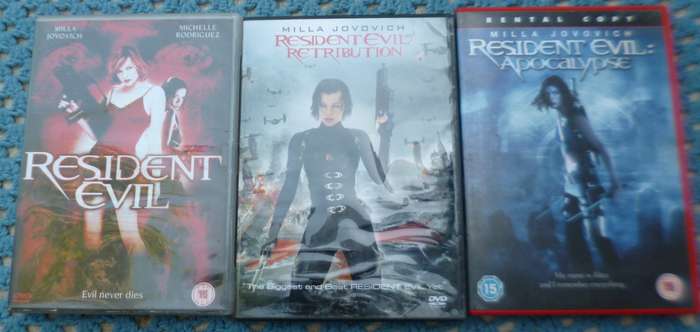 Resident Evil   [ 3 disks ] Evil never dies  Retribution  Apocalypse