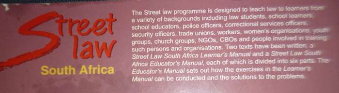 Street Law .  Practical Law for South Africans