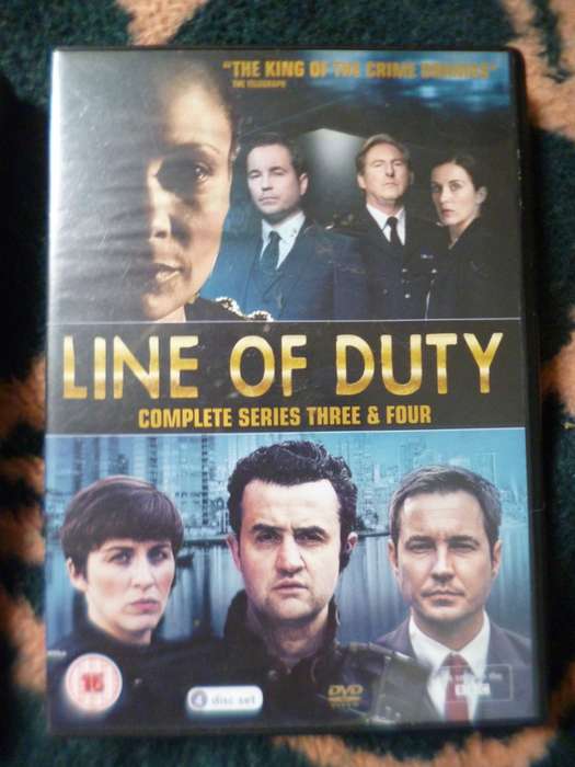 Line of Duty  .Series   1 . 2  . 3.  4 choose at R80 per 2 series