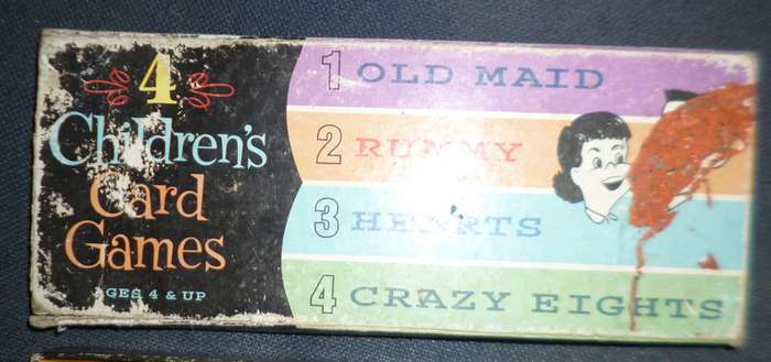 Whitman Box Set of 5 Children's Card Games 1960's