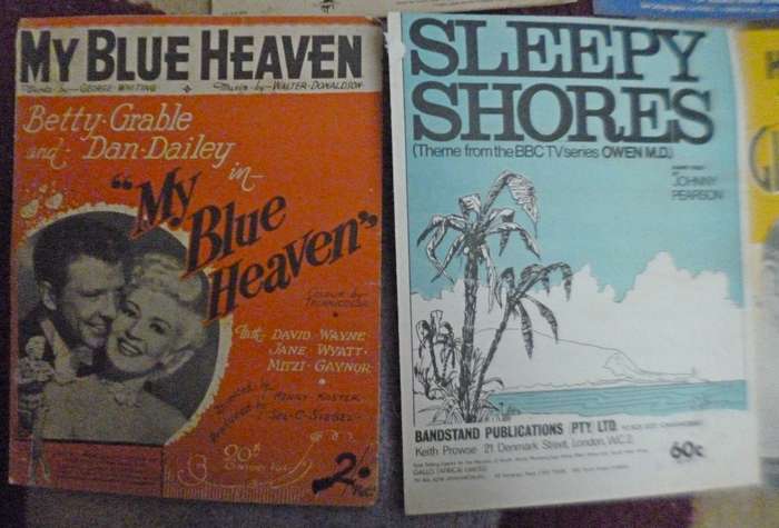 Vintage Music sheet Greats x25