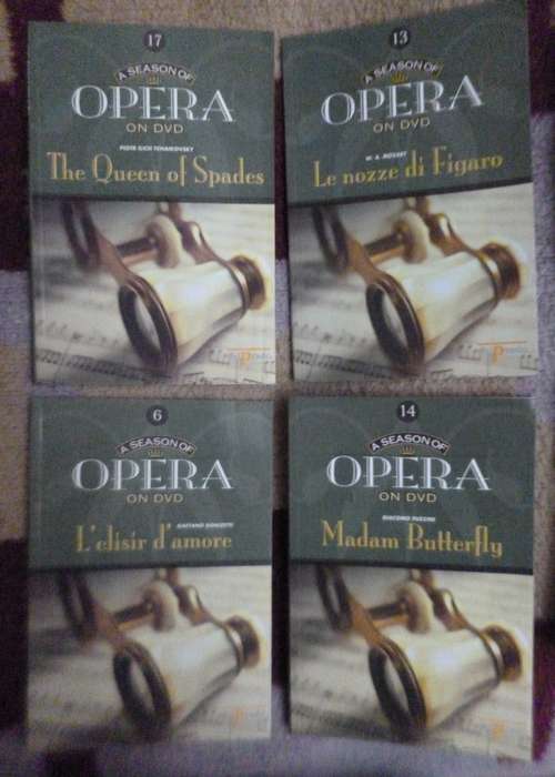 A Season of Opera on DVD x 33  [ dvds not included ]