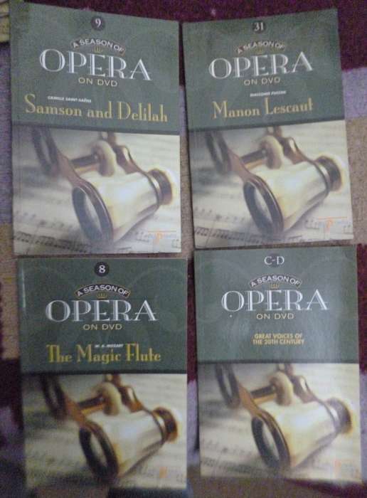 A Season of Opera on DVD x 33  [ dvds not included ]