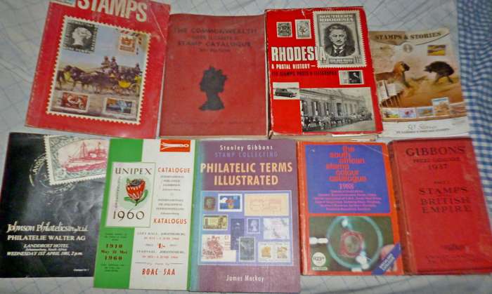 10 Old Stamp  Catalogues / Stamp books