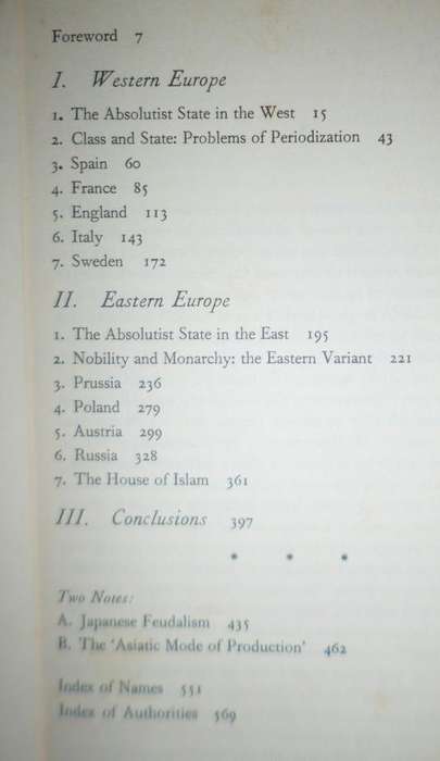Lineages of the Absolutist State by Perry Anderson