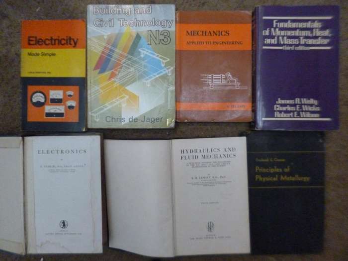 Engineering , chemistry and related books x 75 or choose and make an offer