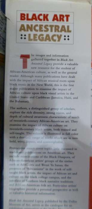 Black Art : Ancestral Legacy : The African Impulse in African American Art